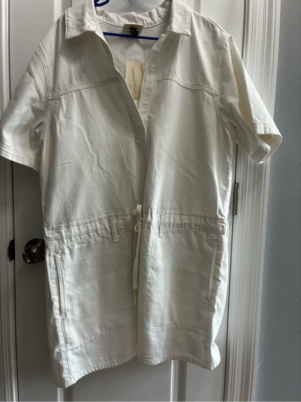 NWT White Universal Threads Denim dress XL
